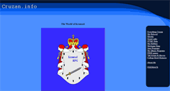 Desktop Screenshot of cruzan.info