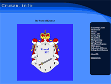 Tablet Screenshot of cruzan.info